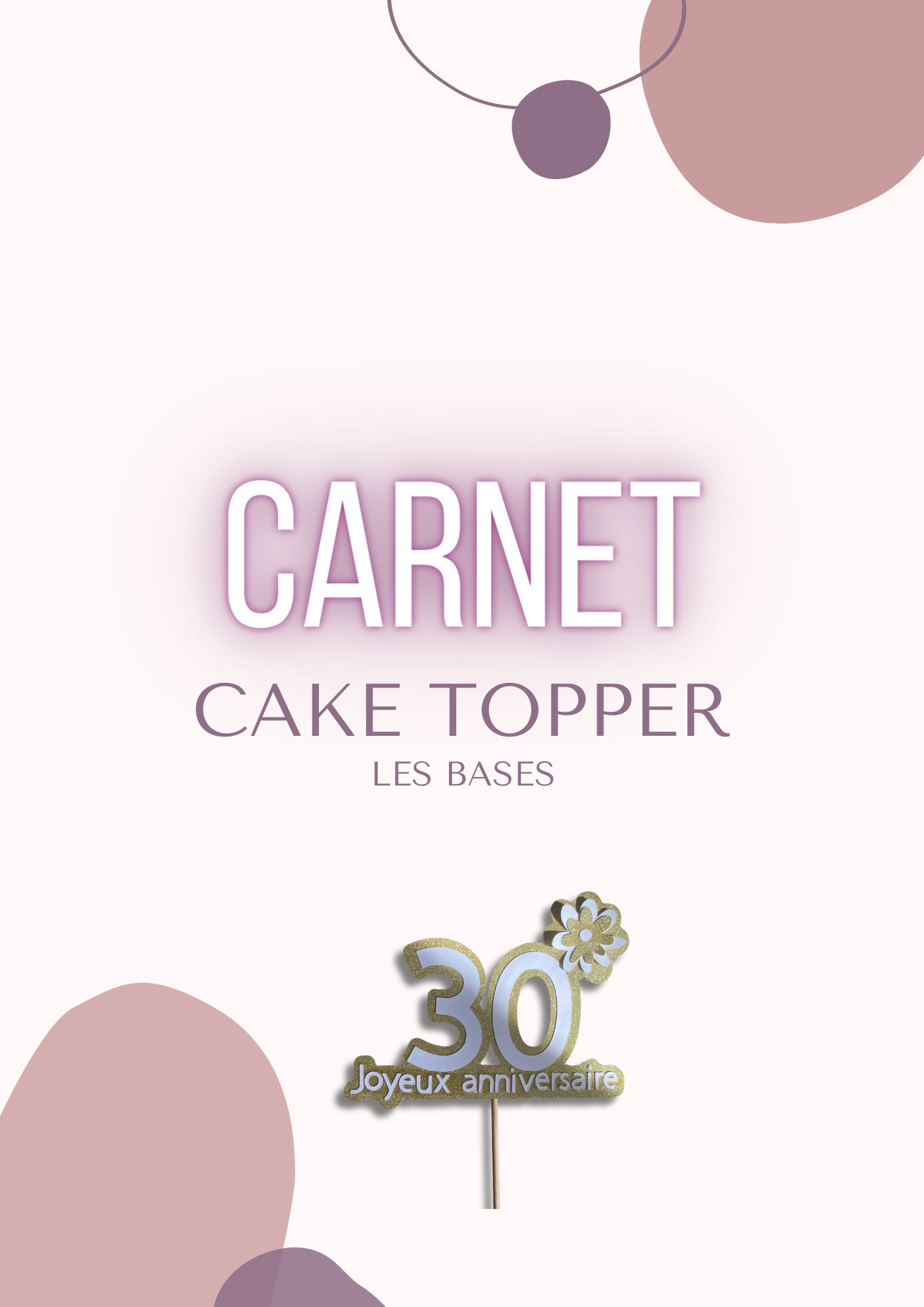 CARNET - CAKE TOPPER
