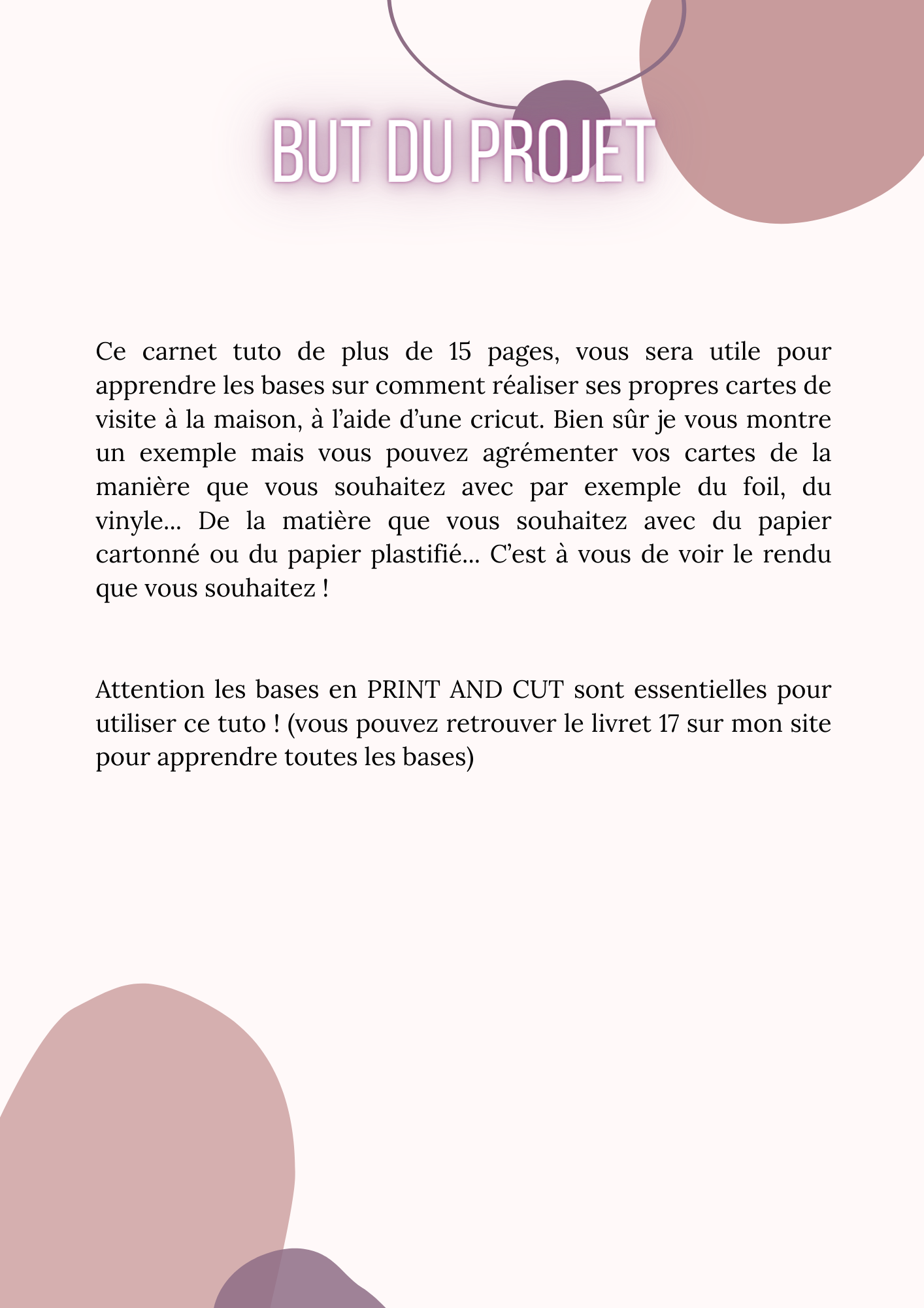 CARNET - CARTE DE VISITE
