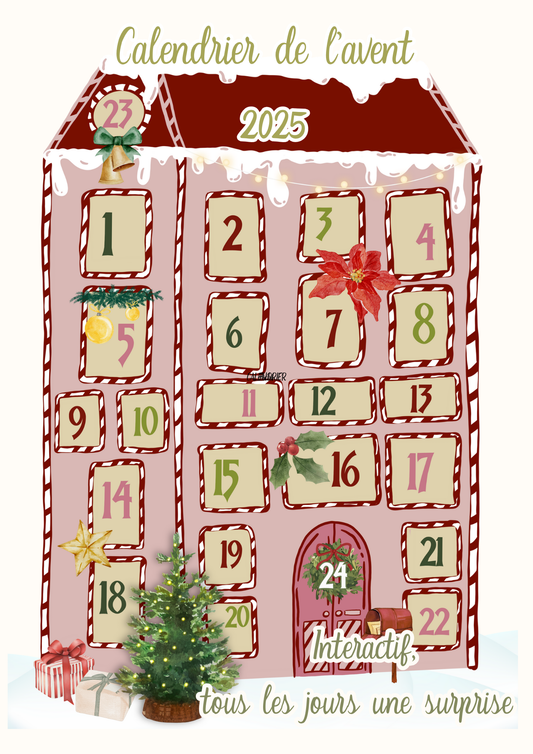 CALENDRIER DE L'AVENT PERSONNALISATION 2025