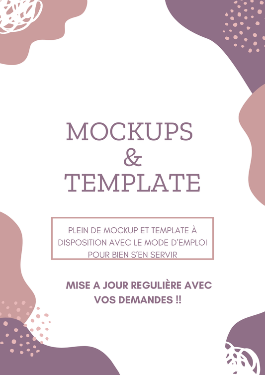 CARNET MOCKUP & TEMPLATE