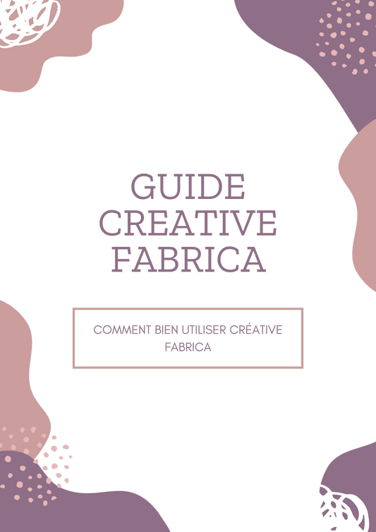 CARNET UTILISATION CREATIVE FABRICA